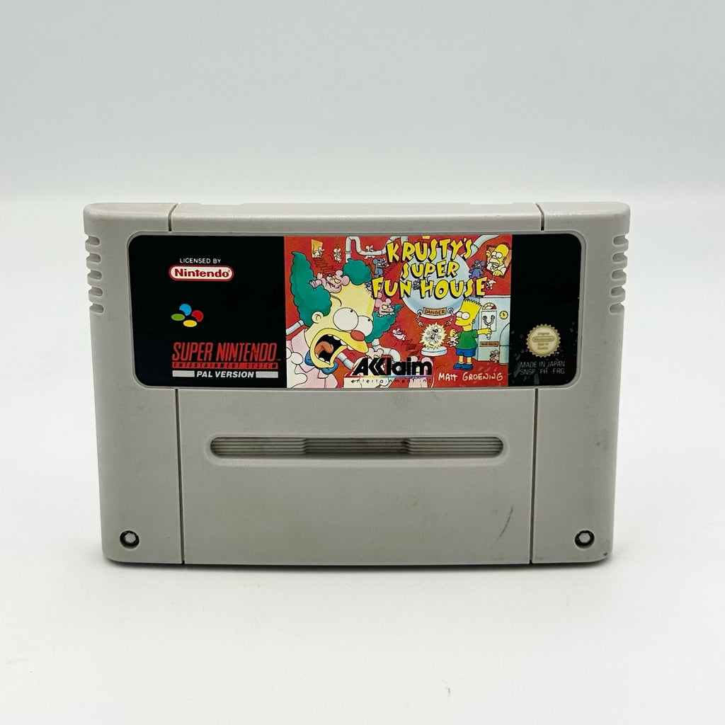 JEU SUPER NINTENDO KRUSTY’S SUPER FUN HOUSE,