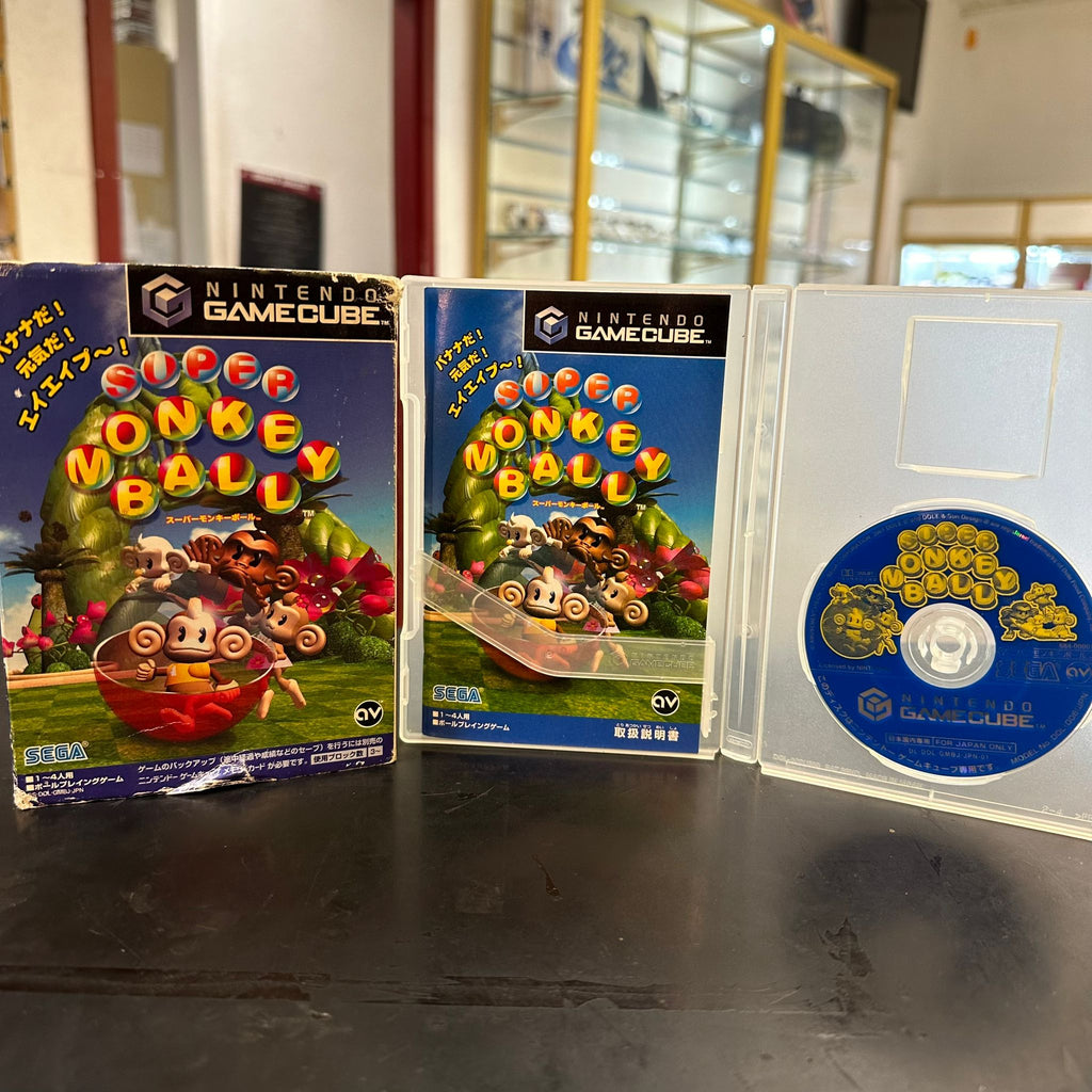 JEU GAMECUBE SUPER MONKEY BALL VERSION JAPON