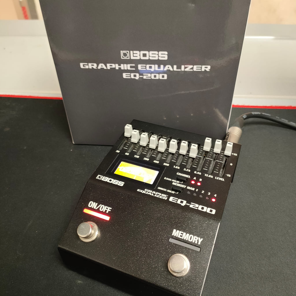 Pédalier d'effets Boss graphic equalizer eq-200