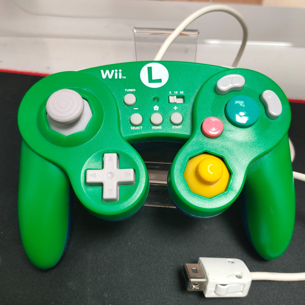 Manette Wii/u Hori turbo Luigi édition