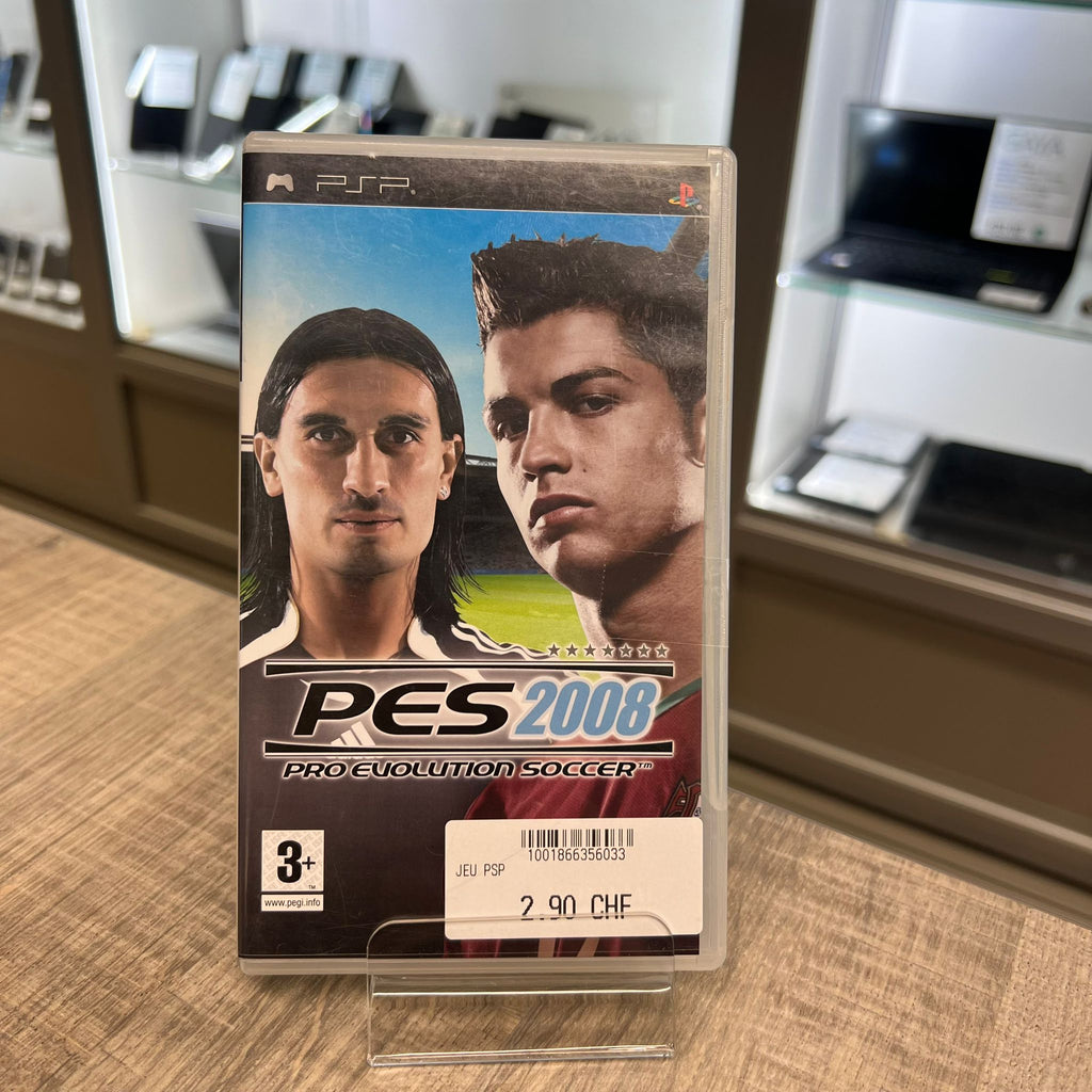 Jeux PSP: pro évolution soccer 2008