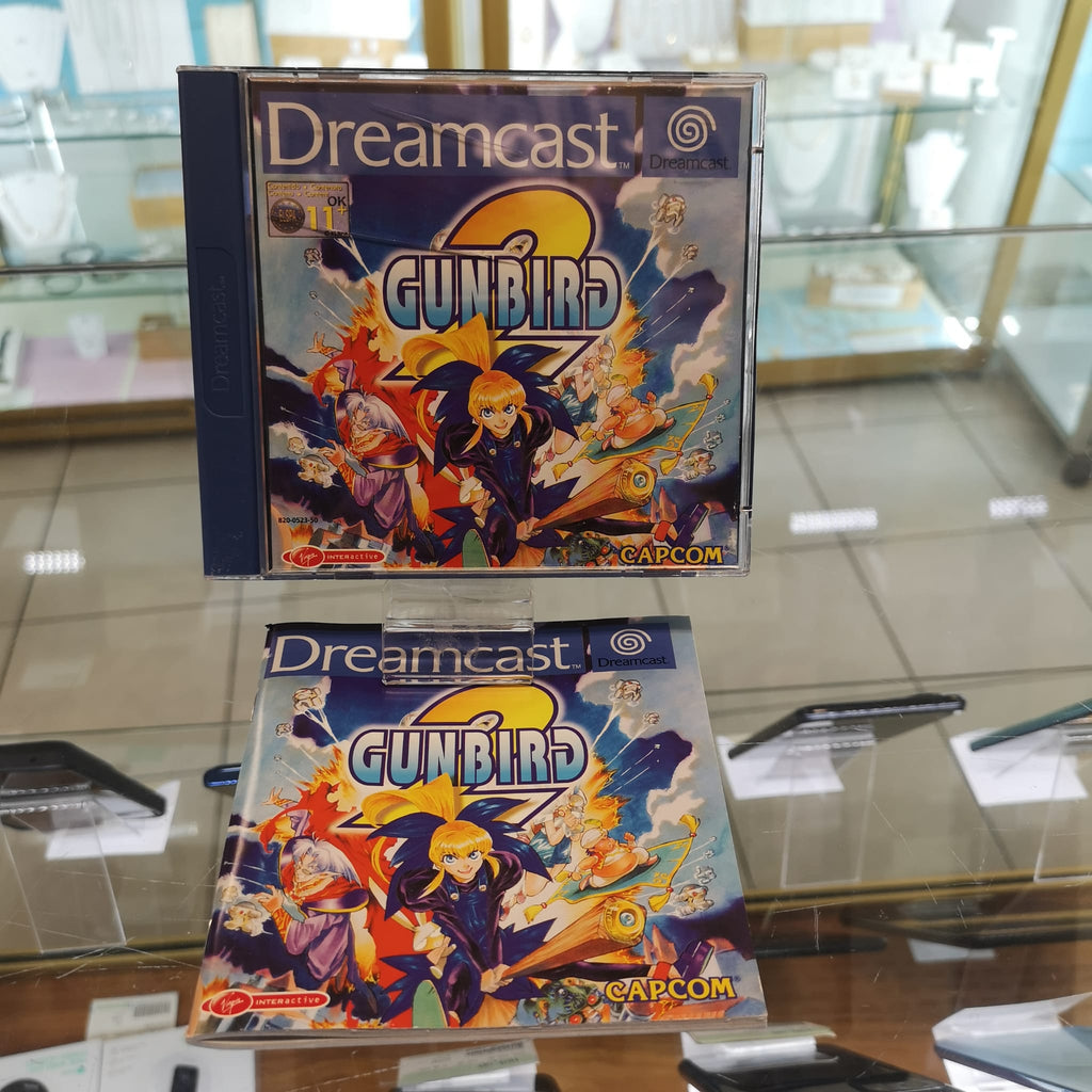 Jeu Dreamcast: Gun Bird 2 avec notice
