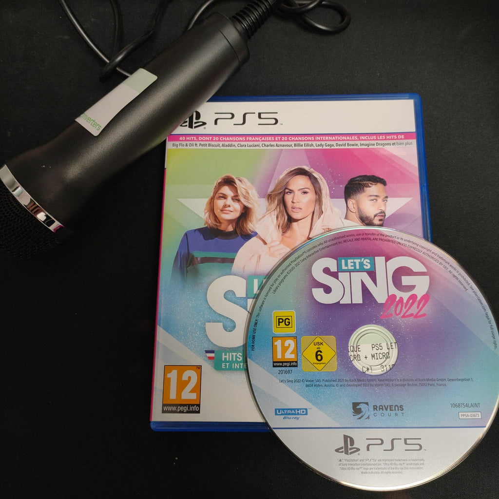 Jeux ps5 Let's sing 2022