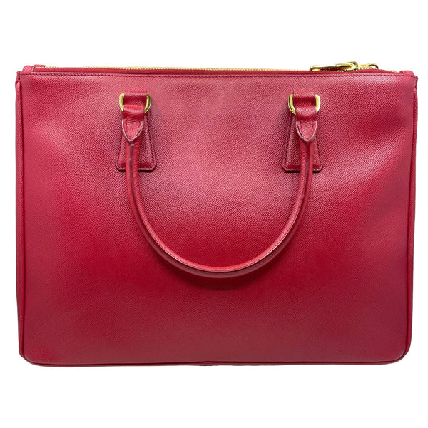 Sac Prada Saffiano Lux Fuoco + Boîte/ Dustbag & Facture