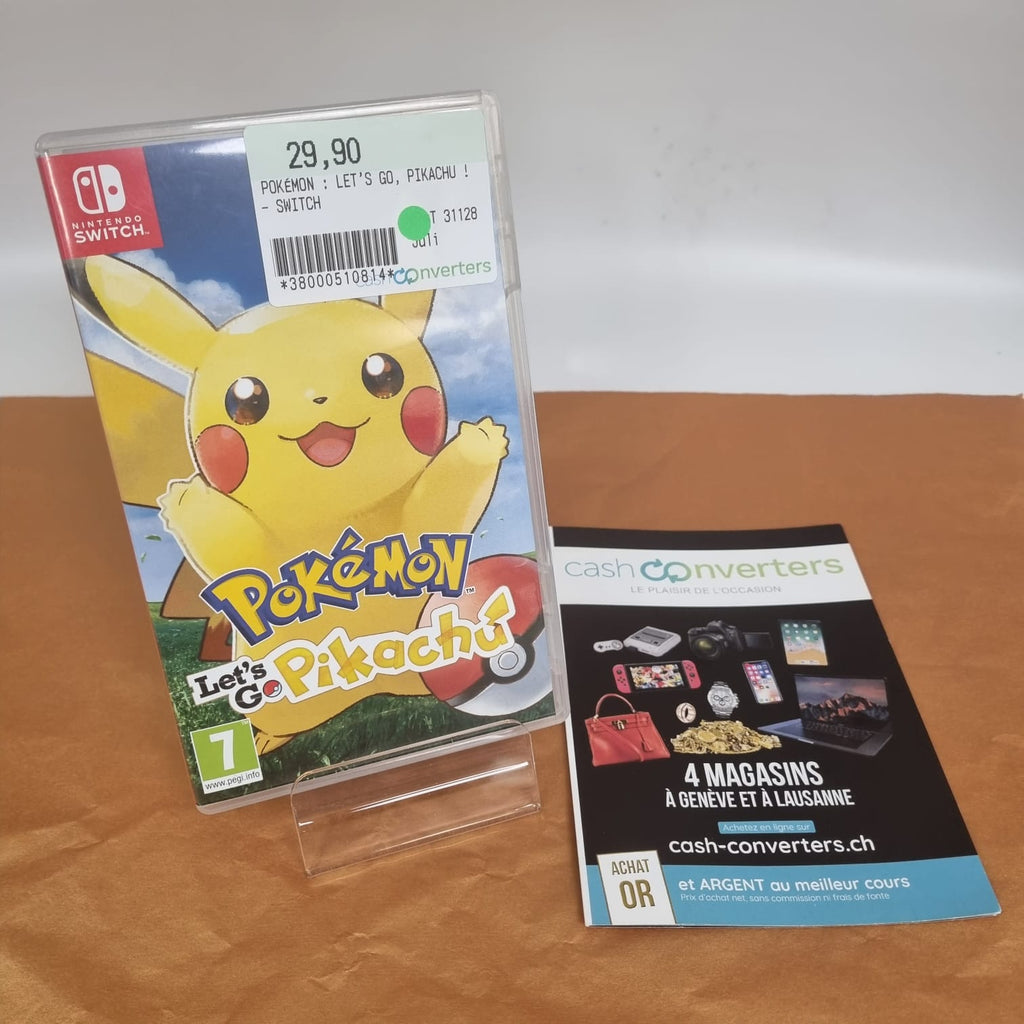 Jeu Nintendo Switch Pokemon : Let's Go Pikachu – Cash Converters Suisse