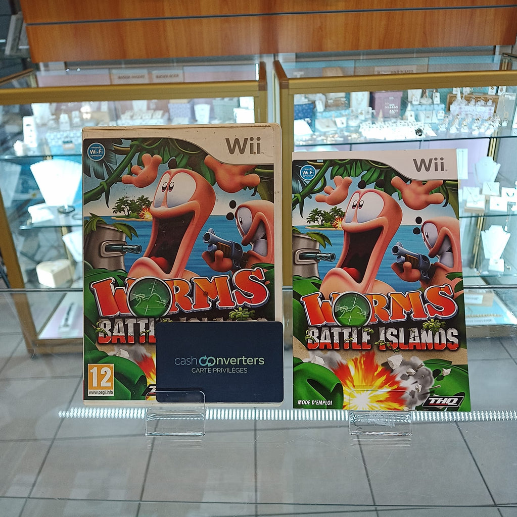 Jeu Nintendo Wii - Worms Battle Island,