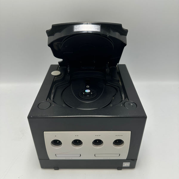 CONSOLE NINTENDO GAMECUBE NOIR AVEC MANETTE, CABLE ALIMENTATION ET AV
