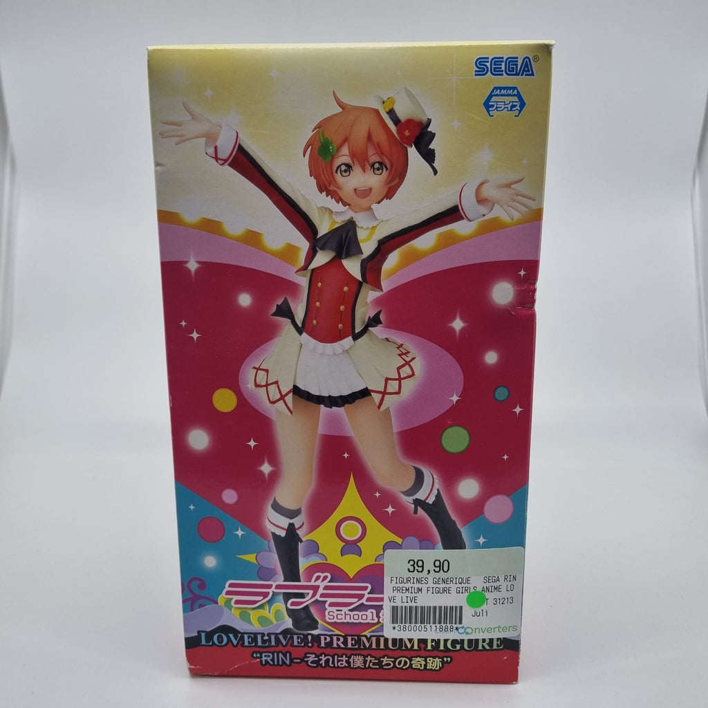 Figurine  Sega Lovelive Premium Figurine Rin School Idol project