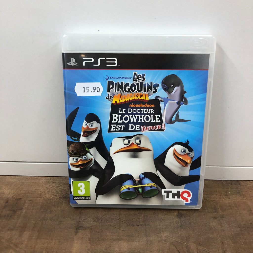 Jeu PS3 - Les Pingouins de Madagascar Nickelodeon Le docteur Blowhole est de retour !