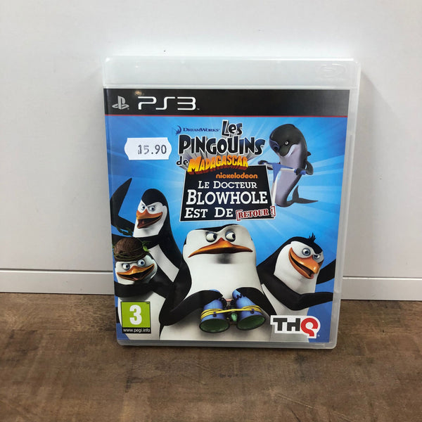 Jeu PS3 Les Pingouins De Madagascar – Le Retour Du Docteur Blowhole – Version FR
