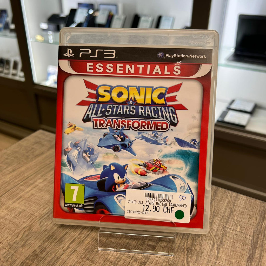 Jeu PS3 - Sonic & All Stars racing transformed