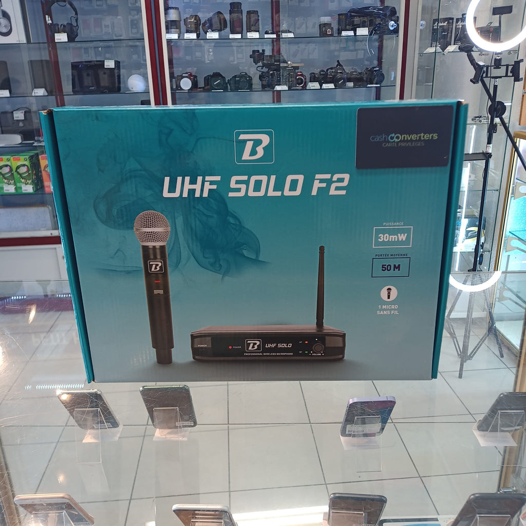 Microphone - UHF Solo F2 - NEUF