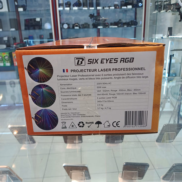 Projecteur Laser - Six eyes RGB - NEUF