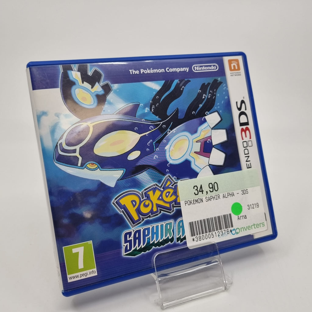 jeu 3DS pokémon saphir alpha