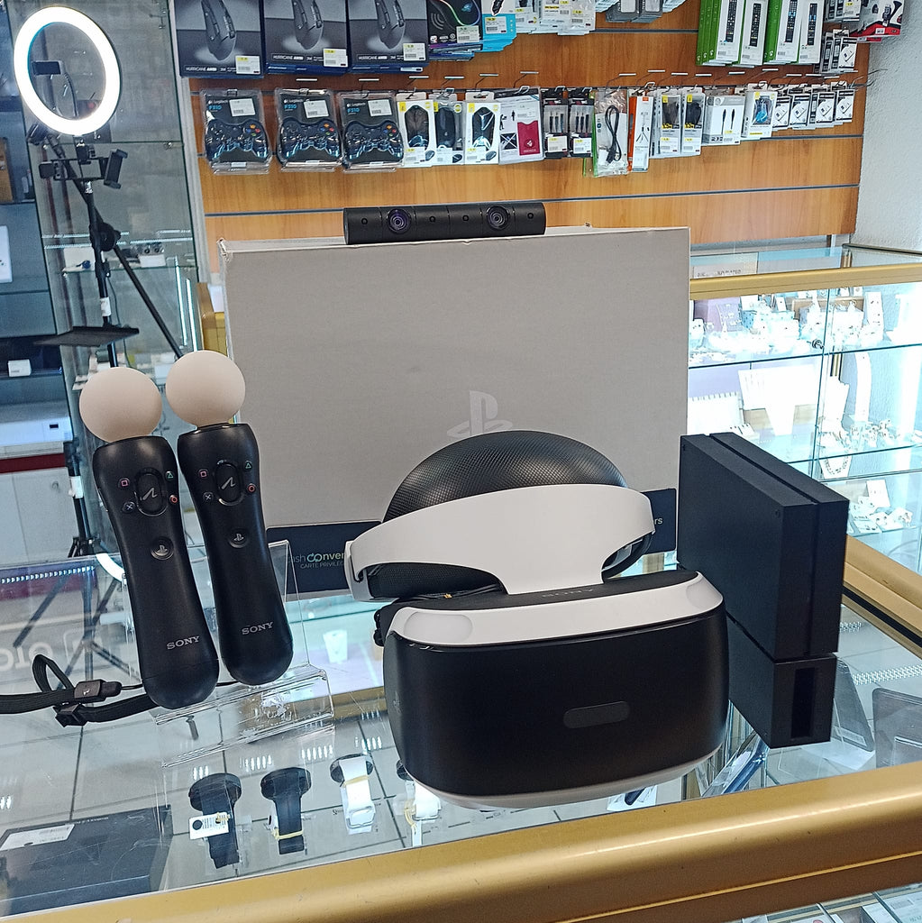 Casque Playstation VR, camera + manettes - complet,