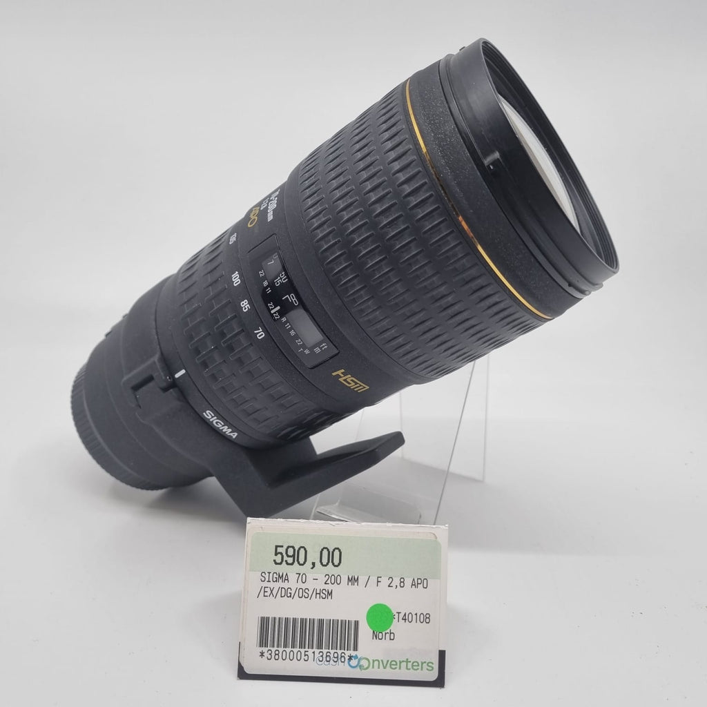 Objectif  Sigma 70-200 MM / F 2,8 APO HSM  Pour Canon