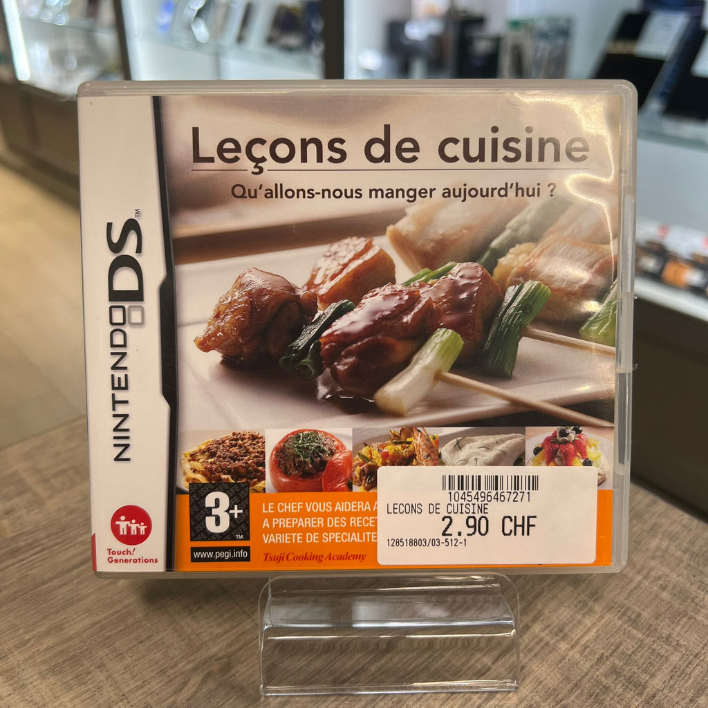 Jeu - Nintendo DS: leçons de cuisine