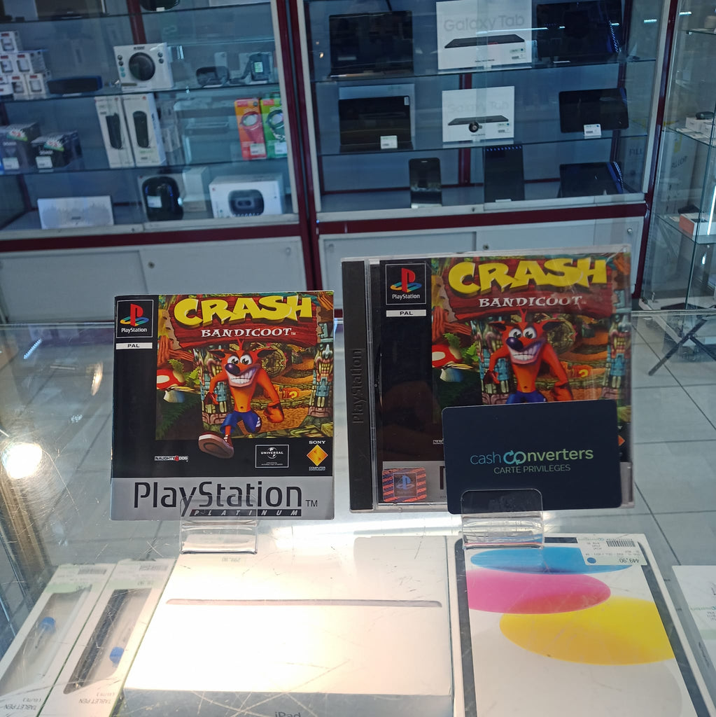 Jeu Playstation 1 - Crash Bandicoot,