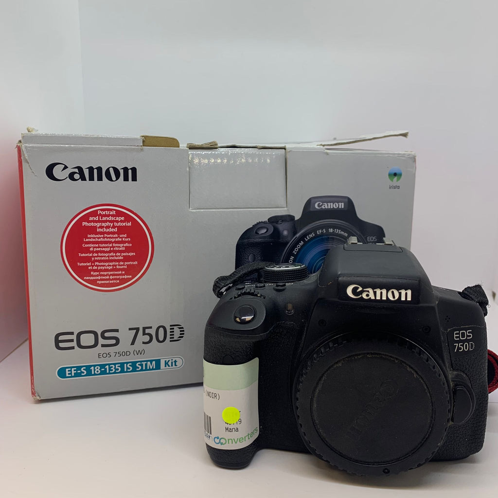 Camera Canon EOS 750D (Noir),