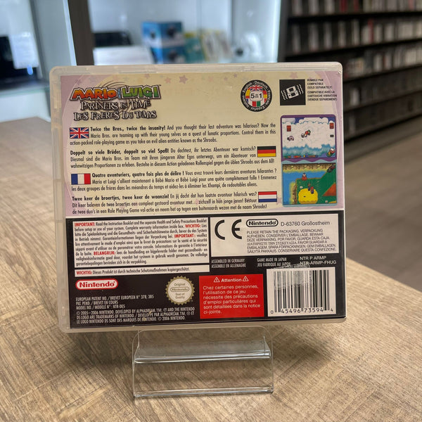 Boîte Nintendo DS - Mario & Luigi Partners in Time - Uniquement la boîte
