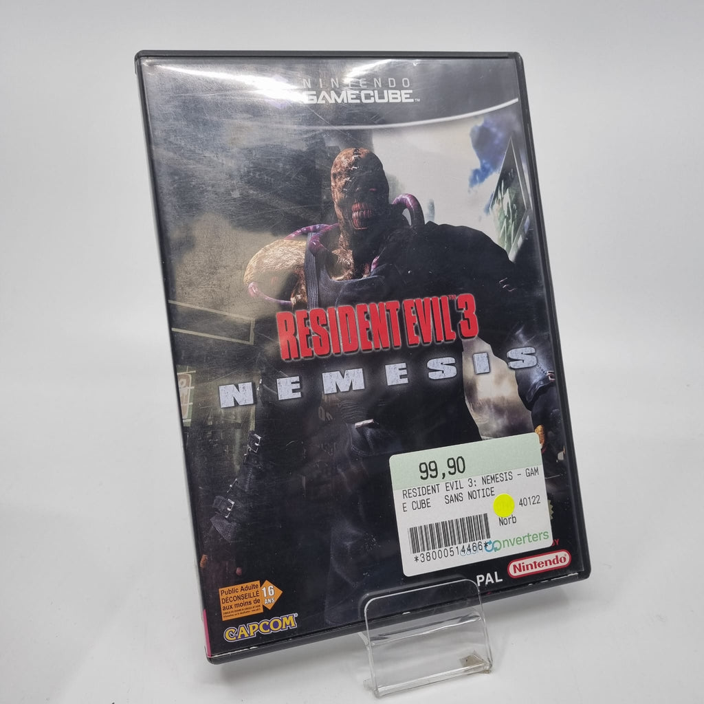 Jeu Nintendo GameCube Resident Evil 3 : Nemesis Avec Notice