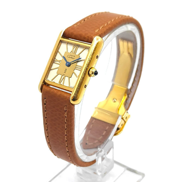Cartier Tank Vermeil Lady