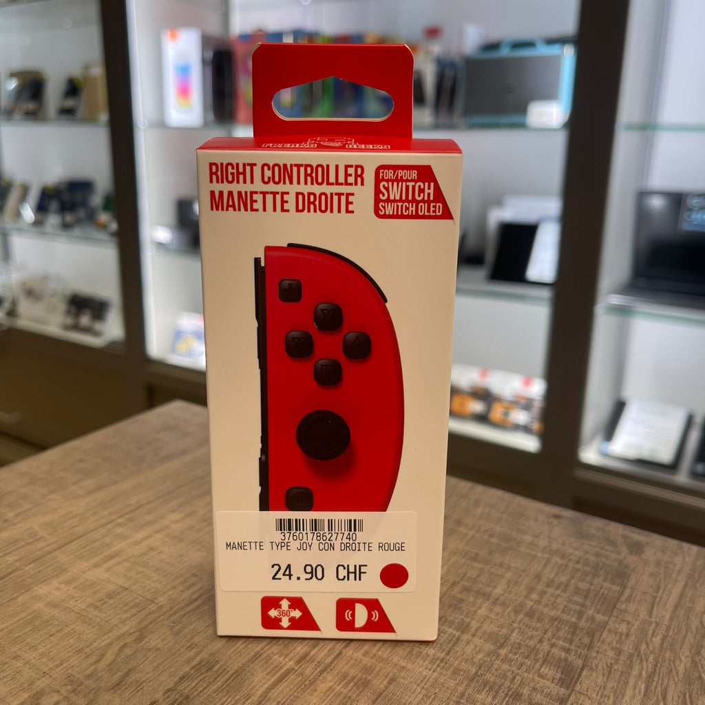 Manette type Joy-con Switch droite rouge - NEUF