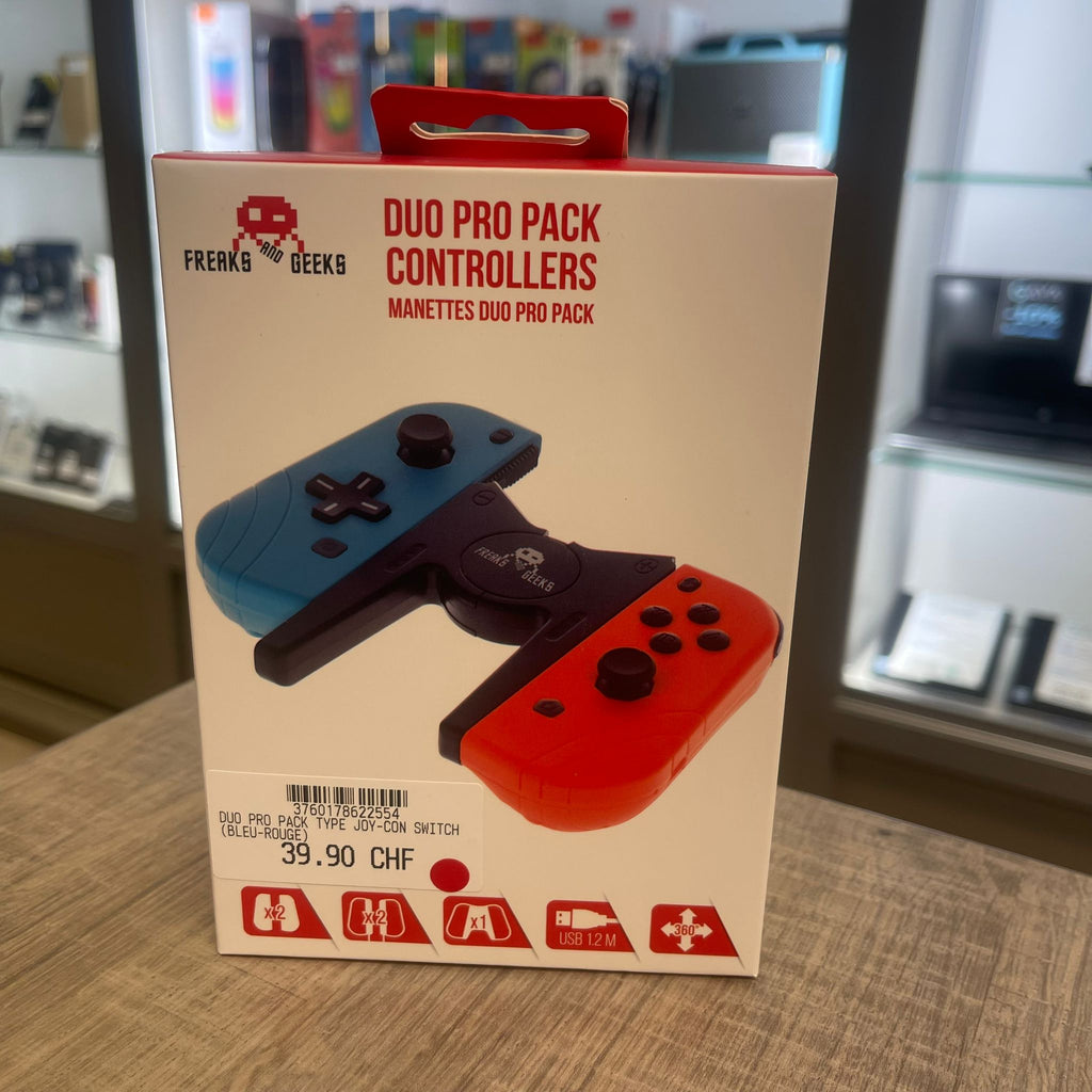 Joy-Con Duo Pro pack Switch  (Bleu & Rouge) - NEUF