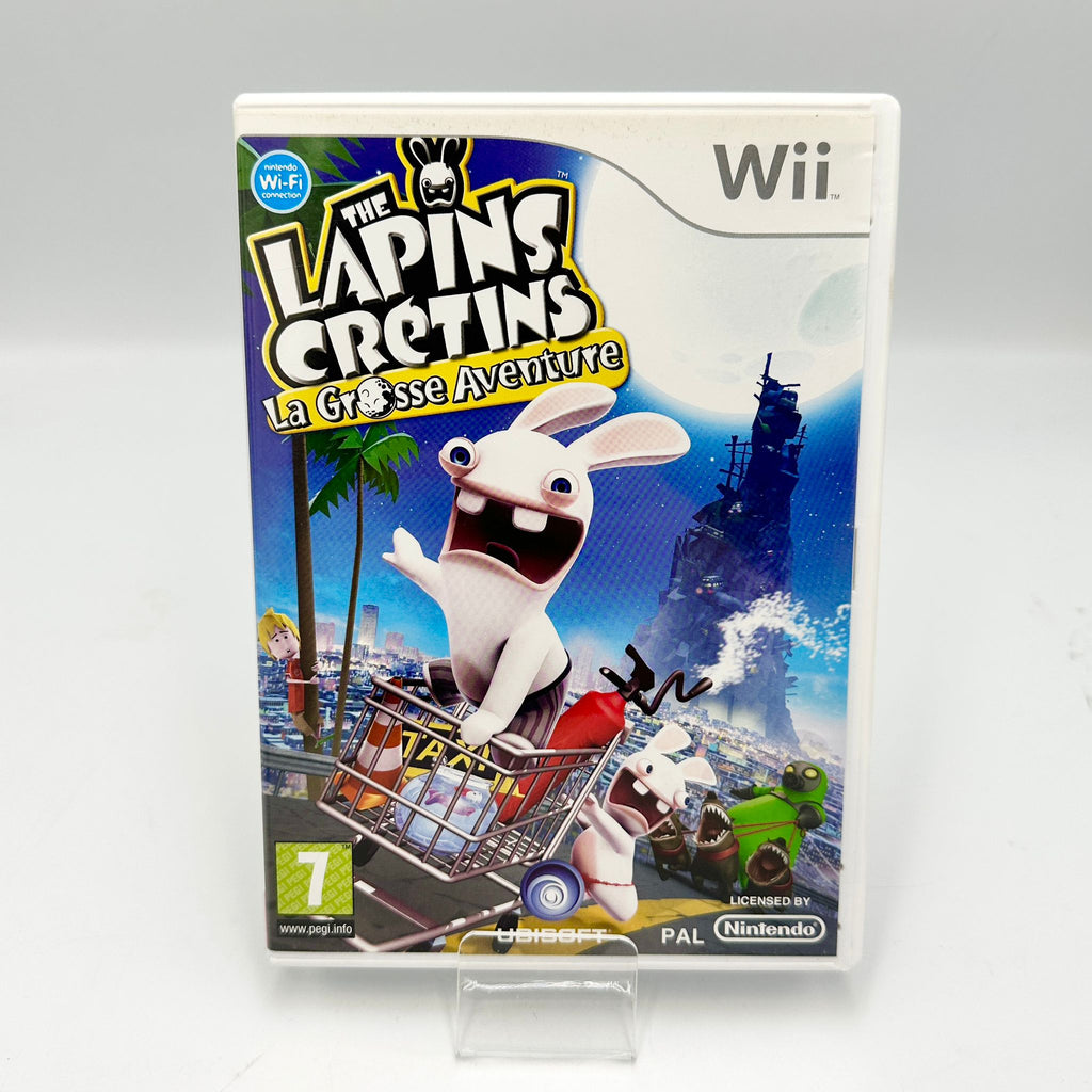 JEU WII THE LAPINS CRETINS LA GROSSE AVENTURE,
