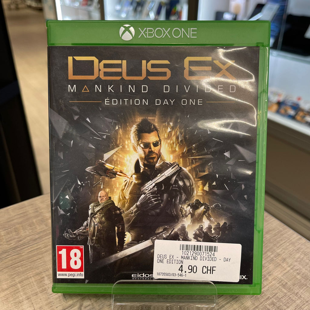 Jeu Xbox One - Deus Ex Mankind Divided Édition Day One