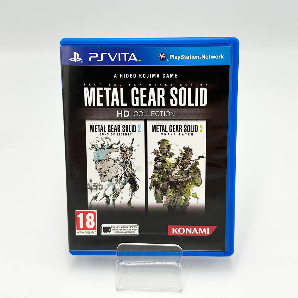 JEU PSVITA MÉTAL GEAR SOLID HD COLLECTION + notice