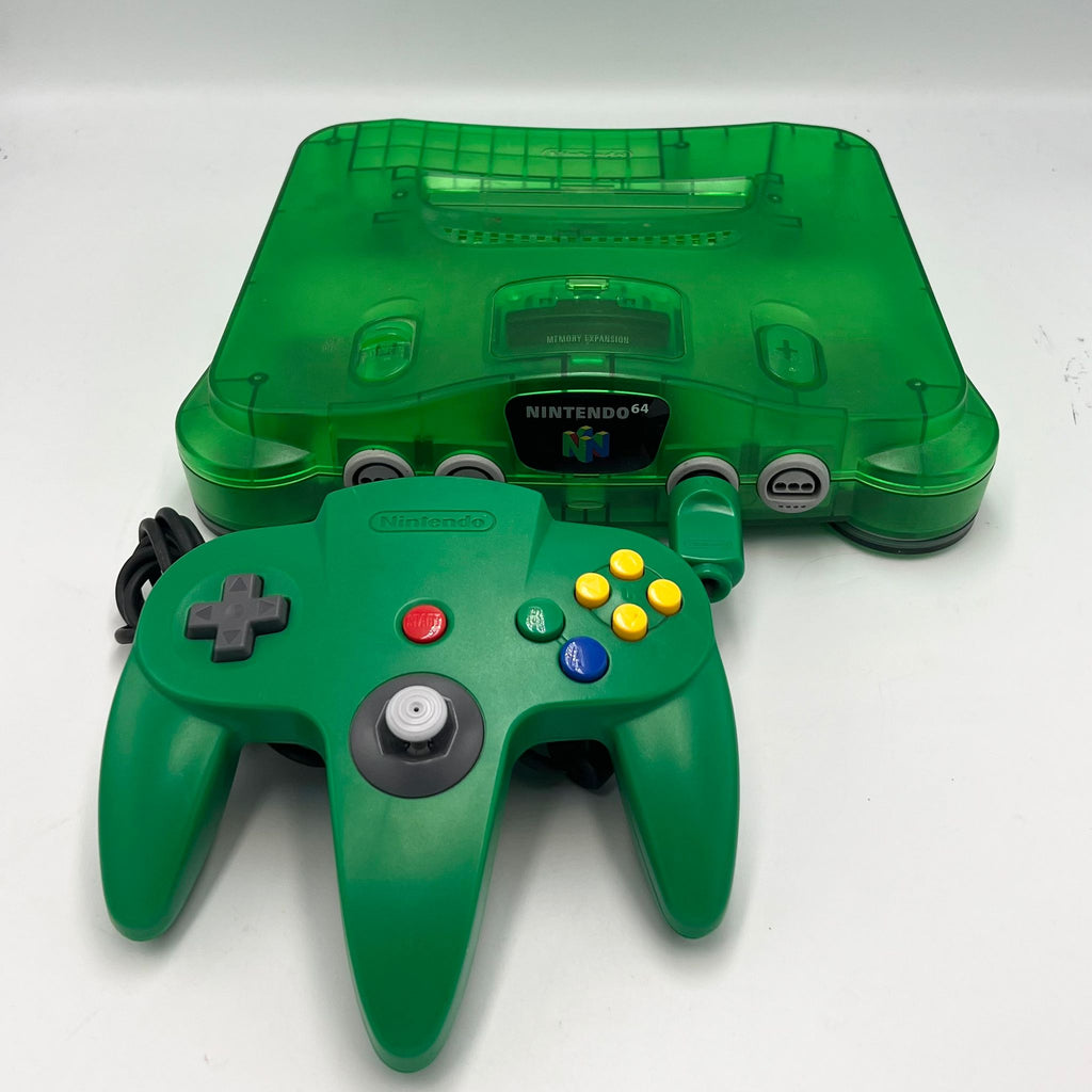 NINTENDO 64 JUNGLE GREEN VERT TRANSPARENT
