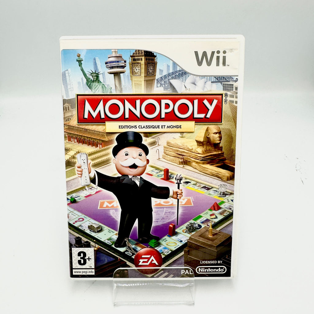 JEU WII MONOPOLY ÉDITION CLASSIQUE ET MONDE ,