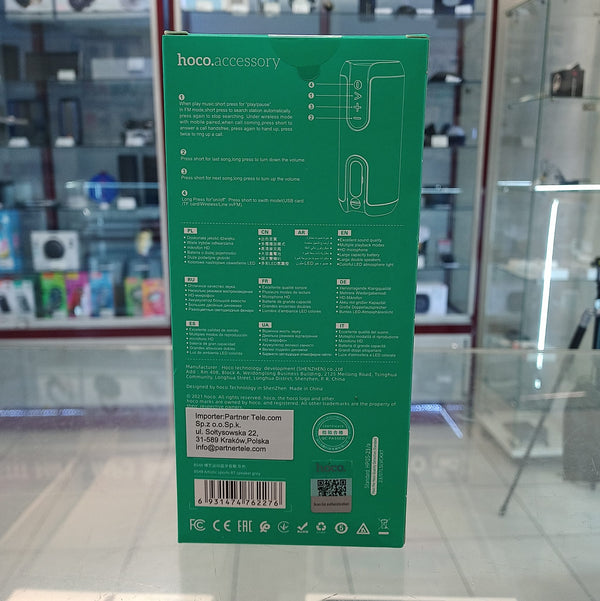 Enceinte portable - Hoco Bs48 - Green - NEUF