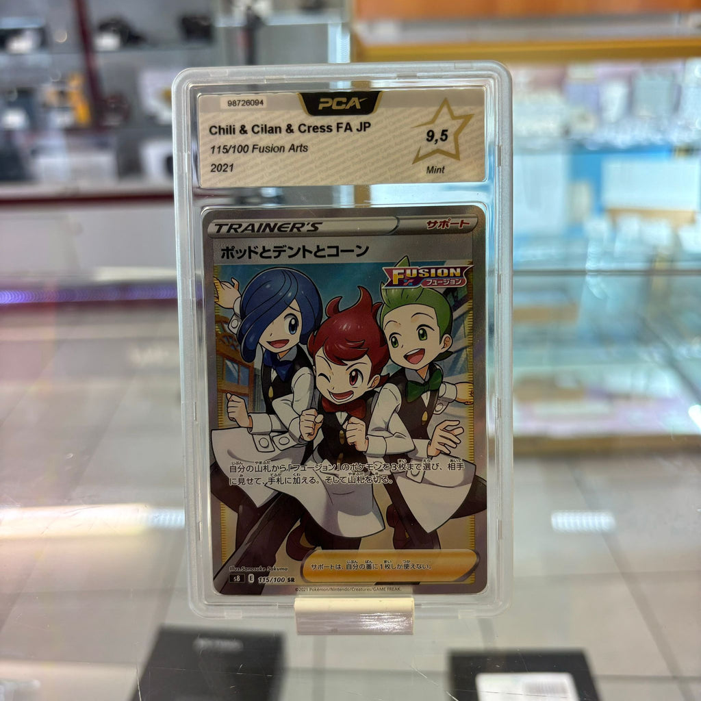 Carte Pokémon Chili & Cilan & Cress FA JP PCA 9,5