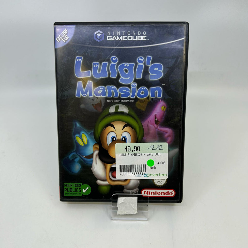 JEU Nintendo Gamecube - Luigi´s Mansion