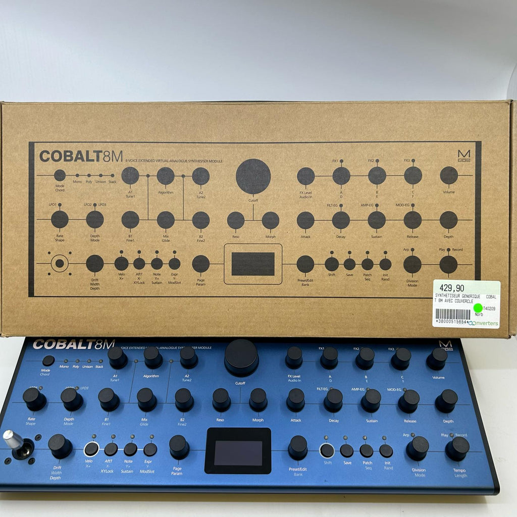 Synthétiseur  Cobalt 8M avec couvercle  Bleu