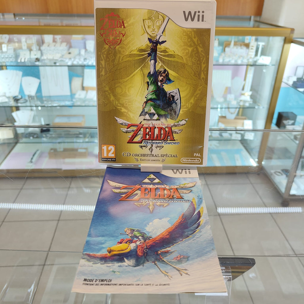 Jeu Wii: The Legend of Zelda : Skyward Sword + CD orchestral - édition limitée