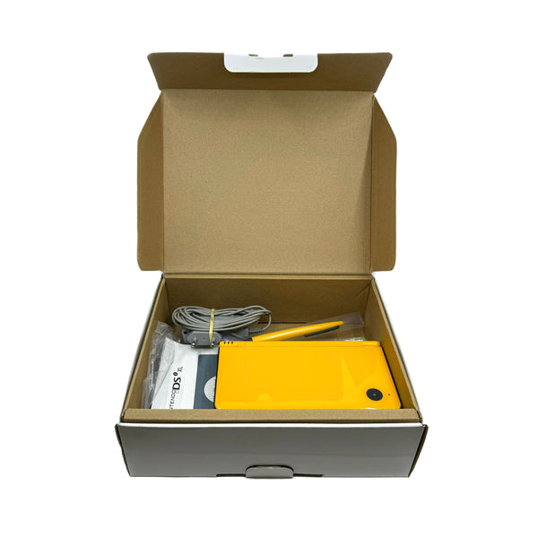 Console Nintendo DSi XL Jaune en boîte
