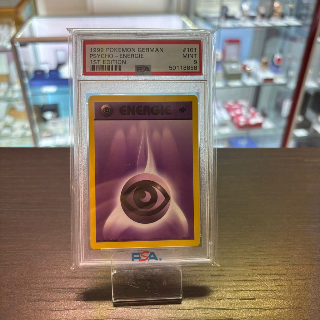 Carte Pokémon énergie psy édition 1 PSA 9