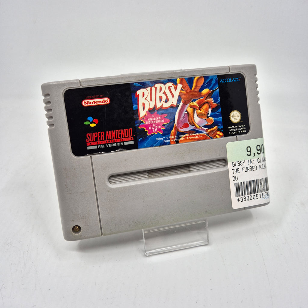 Jeu Super Nintendo  Bubsy in Claws Encounters of The Furred Kind