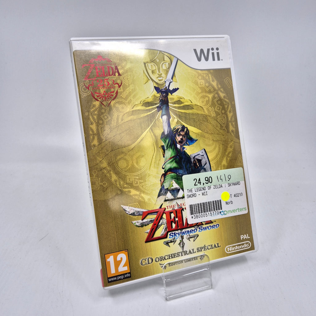 Jeu Nintendo Wii  The Legend of Zelda : Skyward Sword