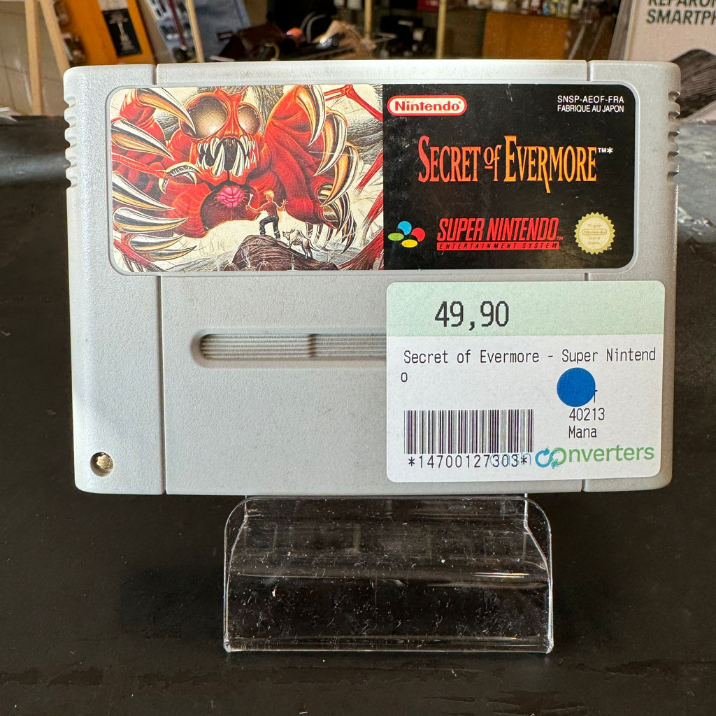 Jeu Super Nintendo Secret Of Evermore