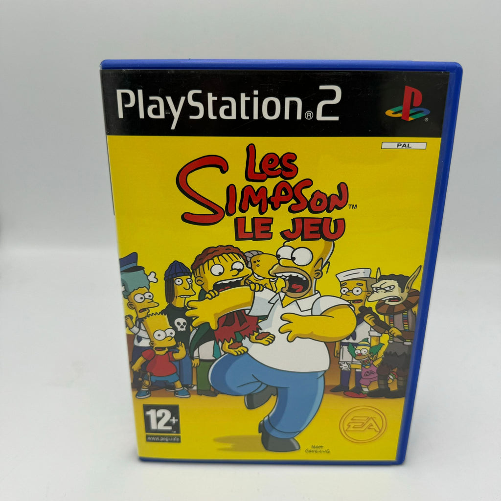 Jeu PS2 Les Simpson le jeu + Notice