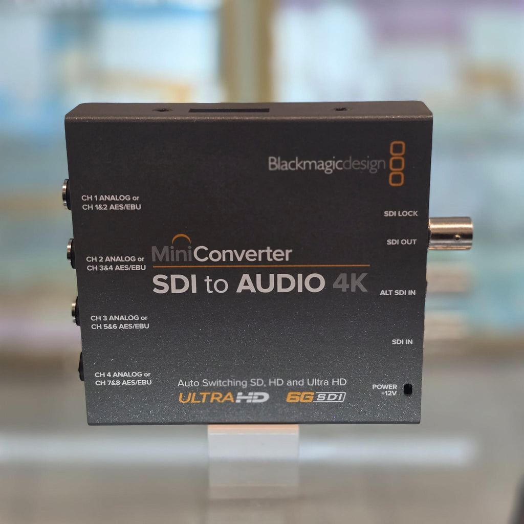 Convertisseur SDI to Audio 4K