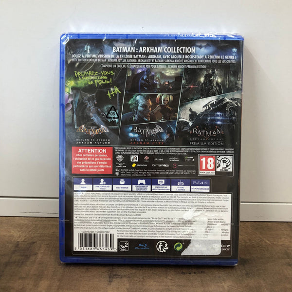 Jeu PS4 - Batman Arkham Collection - NEUF