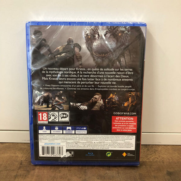 Jeu PS4 - God Of War - NEUF