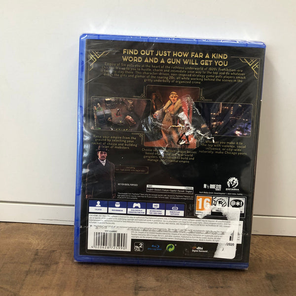 Jeu PS4 - Empire Of Sin Day One Edition - NEUF