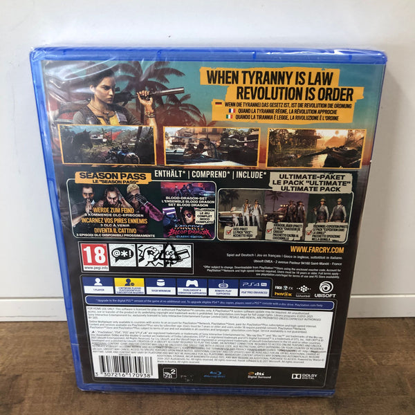 Jeu PS4 - FarCry 6 - NEUF