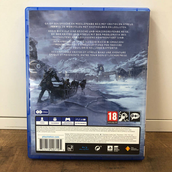 Jeu PS4 - God Of War Ragnarok